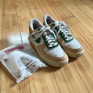 Nike Airforce Ones, painted, older, includes crease protectors